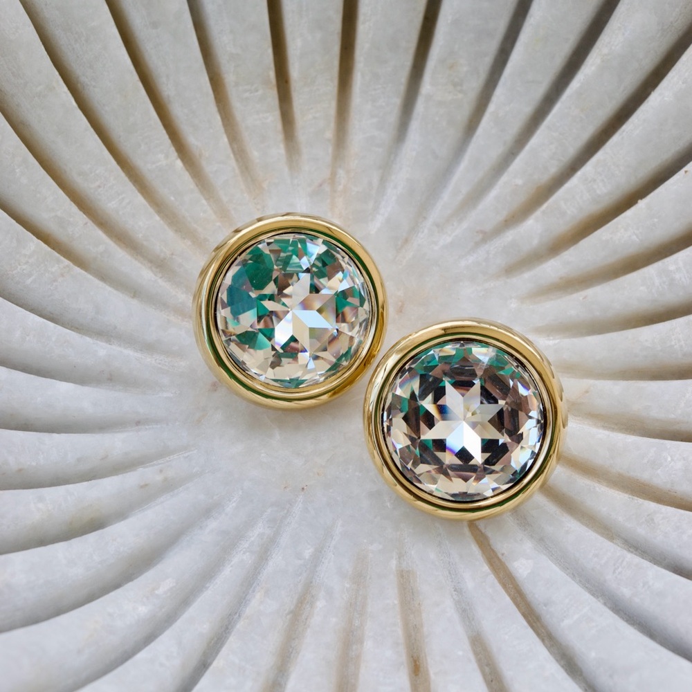 Vintage 1989 Signed Napier earrings
